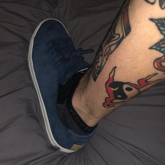 LACOSTE - Blue Mens Shoe Size 8.5US - Picture 3 of 3